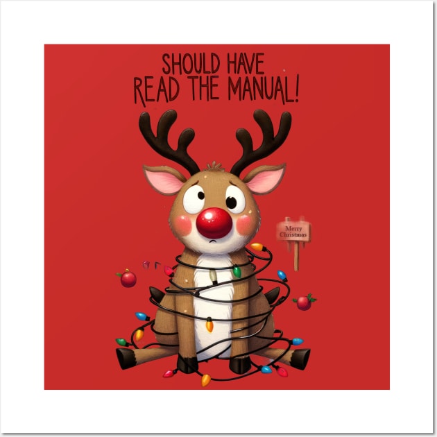 Should Have Read The Manual Wall Art by TooplesArt